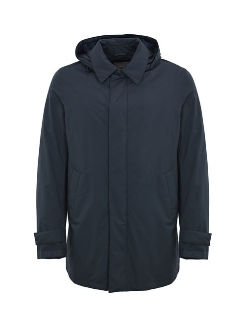 Parka lungo in 2 Layer Windstopper Blu Herno | PI001242U 128409201
